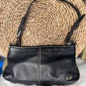 The Sak black leather purse. Amazing condition. Super cute! Supple leather